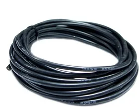 Провод силиконовый 14AWG 2.08 мм² (5 м, чёрный)